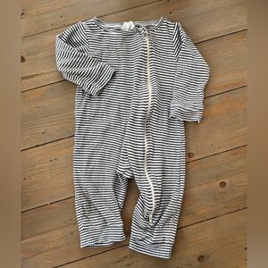 City Mouse Black and White Romper